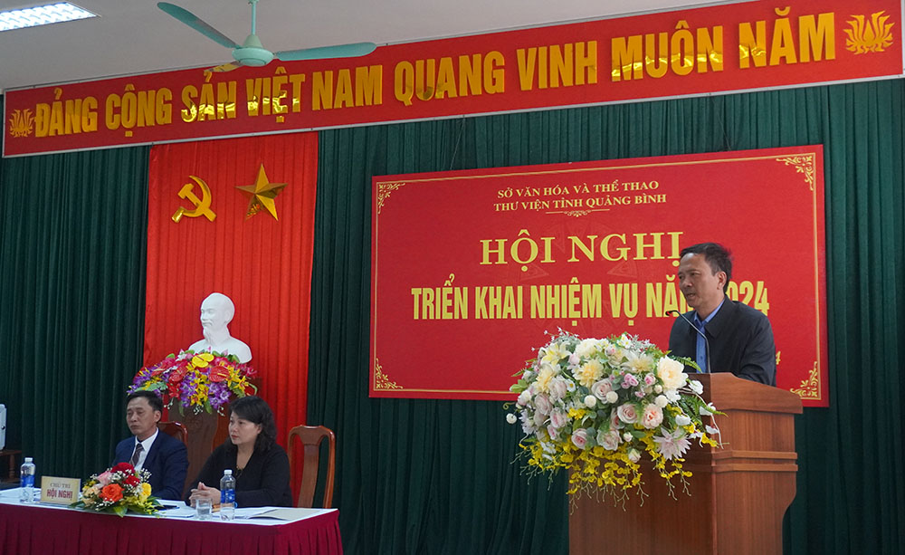 Thư viện tỉnh Quảng Bình tổ chức Hội nghị viên chức, người lao động và Hội nghị triển khai nhiệm vụ năm 2024